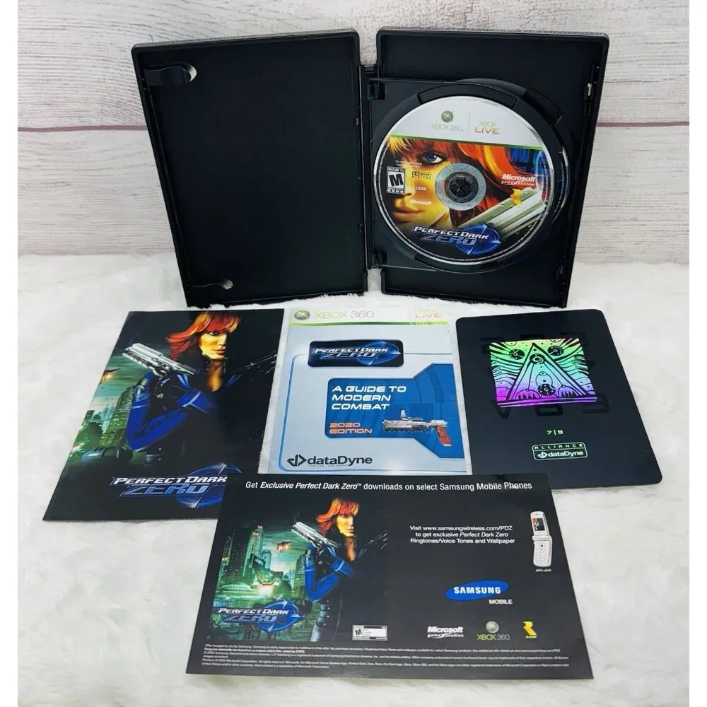 Perfect Dark Zero (Xbox 360, 2005) Limited Collector's Edition Steelbook USED